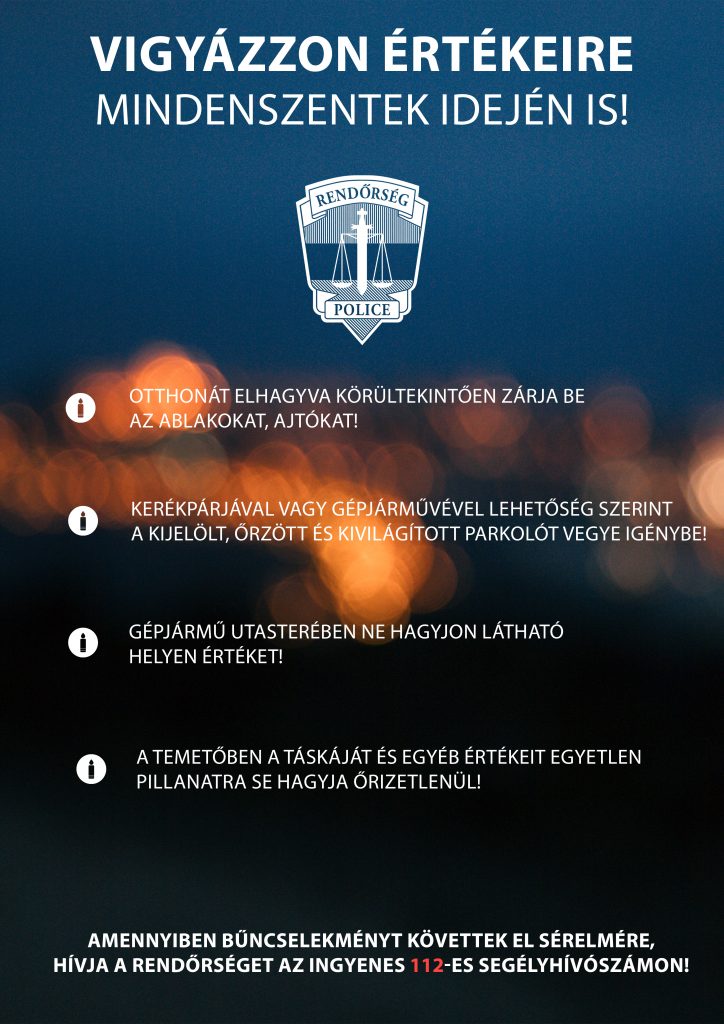 Felhívás a rendőrség részéről